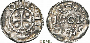 Денарий, Германия, Нижняя Лотарингия, Anonymous bishop, м.д. регион Meuse