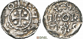 Денарий, Германия, Нижняя Лотарингия, Anonymous bishop, м.д. регион Meuse