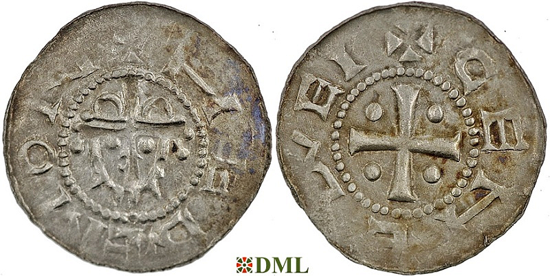 Денарий, Германия, Нижняя Лотарингия, Hermann (1059-1074), м.д. Jever, Dbg. 597