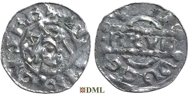 Денарий, Германия, Нижняя Лотарингия, Bruno III (1050-1057), м.д. Dokkum, Ilisch 2000, 21.19