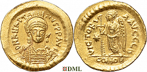 Солид, Византия, Anastase I (491-518) , м.д. Constantinople