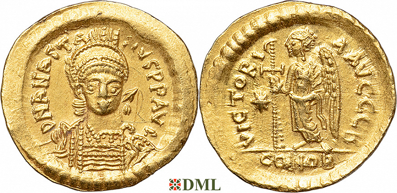 Солид, Византия, Anastase I (491-518) , м.д. Constantinople