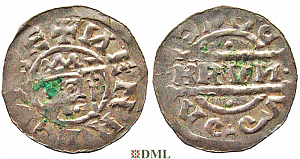 Денарий, Германия, Нижняя Лотарингия, Bruno III (1050-1057), м.д. Dokkum, Ilisch 2000, 21.20