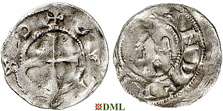 Денарий, Германия, Верхняя Лотарингия, Otto III (983-1002) , м.д. Andernach, Dbg. 434