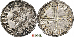 Денарий, Дания, Magnus I (1042-1047), м.д. Lund, Hbg. 1