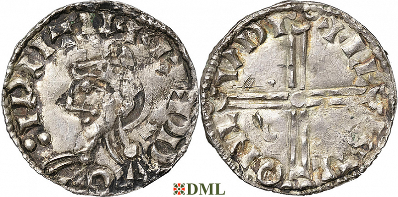 Денарий, Дания, Magnus I (1042-1047), м.д. Lund, Hbg. 1