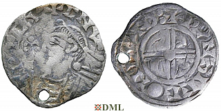 Денарий, Англия, Cnut (1016-1035), м.д. London, монетарий Wynsige, North 790