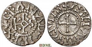 Денье, Каролинги, Charles le Chauve (840-877), м.д. Orléans, Depeyrot 727