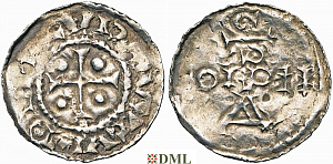Денарий, Германия, Нижняя Лотарингия, Anonymous bishop, м.д. регион Meuse