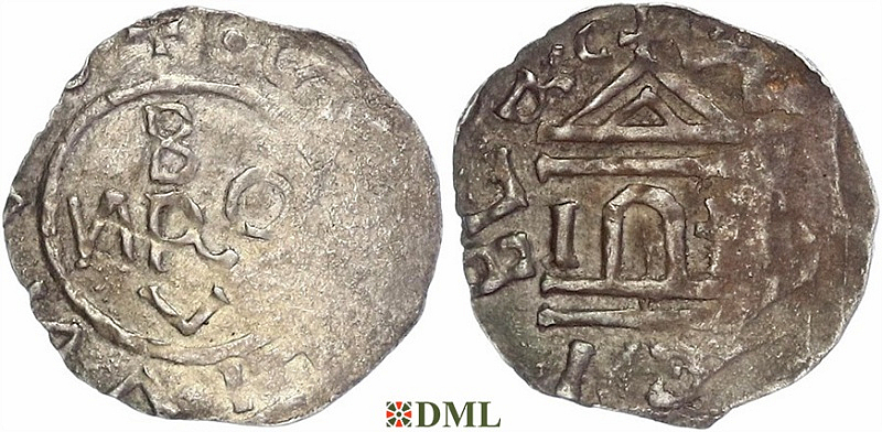 Денарий, Германия, Франкония, Bruno (1034-1045), м.д. Wurzburg, Dbg. 864