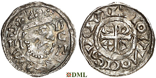 Денарий, Германия, Бавария, Heinrich III (1039-1056), м.д. Regensburg, Hahn 1976, 38A