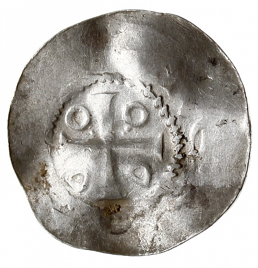 Денарий, Германия, Саксония, Нижняя Саксония, Otto III (983-1002), м.д. Goslar, type OAP