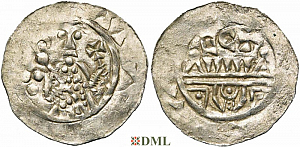 Денарий, Германия, Нижняя Лотарингия, B. Wilhelm (1054-1076), м.д. Utrecht, Ilisch 2000, 10.5