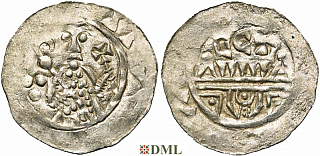 Денарий, Германия, Нижняя Лотарингия, B. Wilhelm (1054-1076), м.д. Utrecht, Ilisch 2000, 10.5