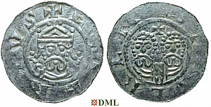 Денарий, Германия, Нижняя Лотарингия, Egbert II (1068-1090), м.д. Stavoren, Ilisch 2000, 22.3