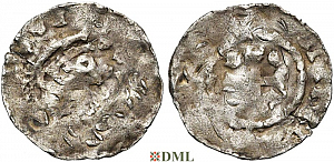 Денарий, Германия, Нижняя Лотарингия, Heinrich II (1002-1024), м.д. Vise, Ilisch 2014 38.2