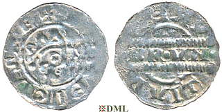 Денарий, Германия, Нижняя Лотарингия, Bruno III (1050-1057), м.д. Leeuwarden, Ilisch 2000, 21.14