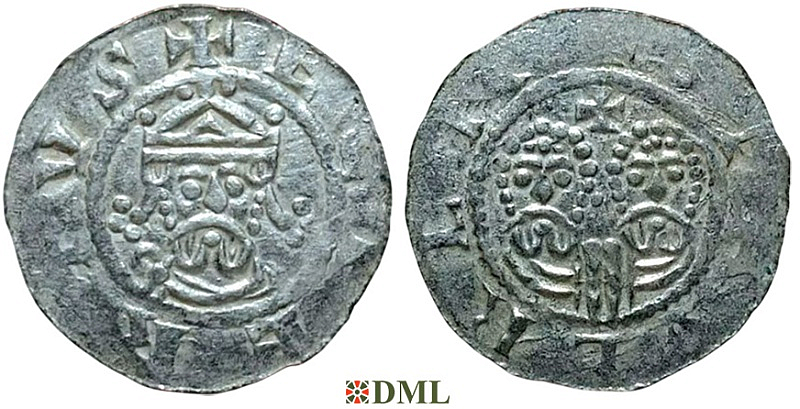 Денарий, Германия, Нижняя Лотарингия, Egbert II (1068-1090), м.д. Stavoren, Ilisch 2000, 22.3