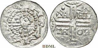 Денарий, Германия, Нижняя Лотарингия, Gf. Hermann (1020-1051), м.д. Emden, Dbg. 772