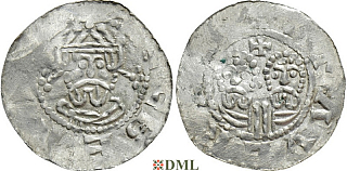 Денарий, Германия, Нижняя Лотарингия, Gf. Egbert II (1068-1090), м.д. Stavoren, Ilisch 2000, 22.1