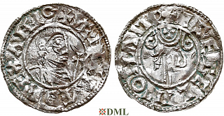 Денарий, Англия, Æthelred II (978-1016), м.д. Southampton, монетарий Isegel, North 769