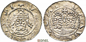 Денарий, Германия, Нижняя Лотарингия, Gf. Egbert II (1068-1090), м.д. Stavoren, Ilisch 2000, 22.1