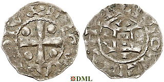Денарий, Германия, Франкония, Konrad II (1024-1039), м.д. Mainz, Dbg. 789