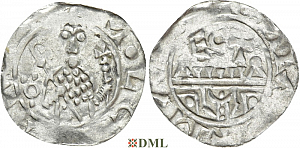Денарий, Германия, Нижняя Лотарингия, B. Wilhelm (1054-1076), м.д. Utrecht, Ilisch 2000, 10.10