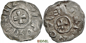 Денарий, Италия, Otto I (962-973), м.д. Verona