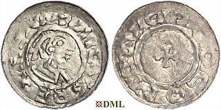 Денарий, Германия, Саксония, Udo I (1034-1057), м.д. Stade, Dbg. 1610