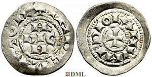 Денарий, Италия, Heinrich III-IV (1039-1126), м.д. Milan