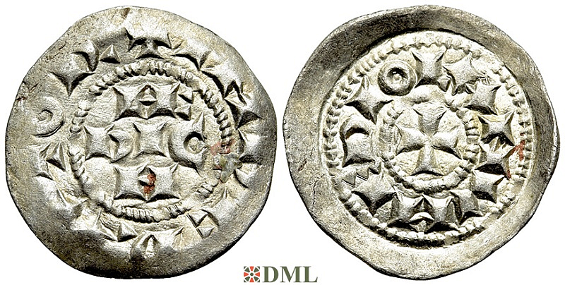 Денарий, Италия, Heinrich III-IV (1039-1126), м.д. Milan