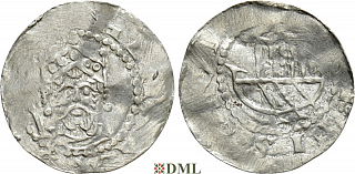 Денарий, Германия, Франкония, Kg. Heinrich III (1039-1046), м.д. Speyer, Dbg. 830