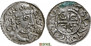 Денарий, Германия, Бавария, Heinrich III (1039-1056), м.д. Regensburg, Hahn 1976, 38A