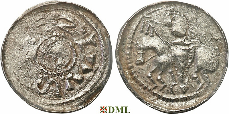 Денарий, Польша, Bolesław II (1058-1080)