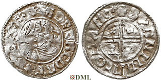 Денарий, Англия, Æthelred II (978-1016), м.д. Northampton, монетарий Burninc, North 770