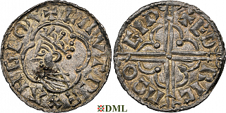 Денарий, Англия, Cnut  (1016-1035), м.д. Ipswich, монетарий Edric, North 781