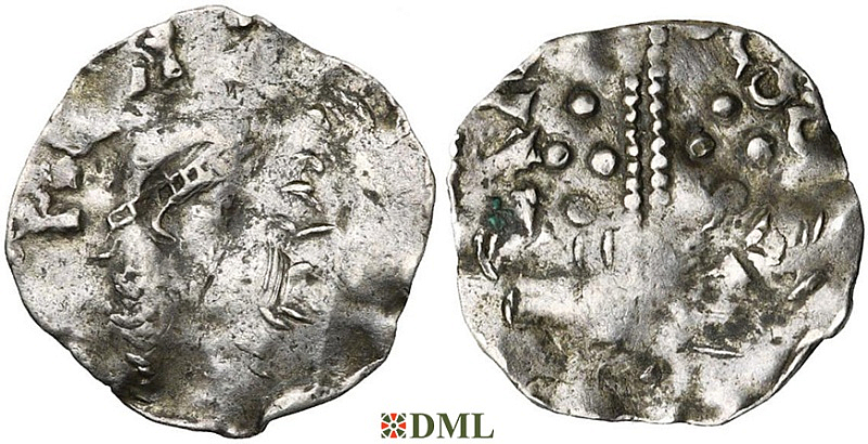 Денарий, Германия, Нижняя Лотарингия, Heinrich III (1039-1046), м.д. Huy, Ilisch 2014, 33.16