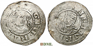 Денарий, Германия, Франкония, Heinrich IV (1056-1106), м.д. Mainz, Dbg. 811