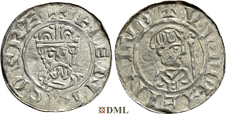 Денарий, Германия, Нижняя Лотарингия, B. Wilhelm (1054-1076), м.д. Groningen, Ilisch 2000 18.9
