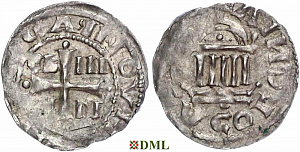 Денарий, Германия, Нижняя Лотарингия, Konrad II (1027-1039), Pilgrim (1027-1036), м.д. Koln, Dbg. 381
