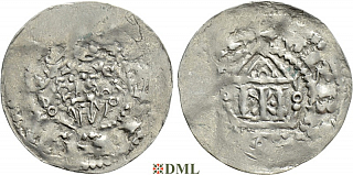 Денарий, Германия, Франкония, Heinrich III (1039-1056), м.д. Mainz, Dbg. 793