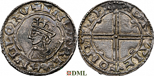 Денарий, Англия, Cnut  (1016-1035), м.д. Ilchester, монетарий Oswie, North 781