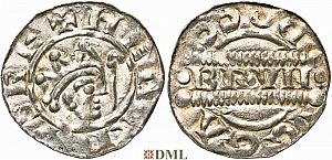 Денарий, Германия, Нижняя Лотарингия, Bruno III (1050-1057), м.д. Dokkum, Ilisch 2000, 21.22