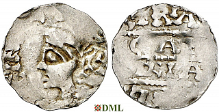 Денарий, Германия, Нижняя Лотарингия, Heinrich II (1002-1024), м.д. Maastricht, Ilisch 2014, 40.8