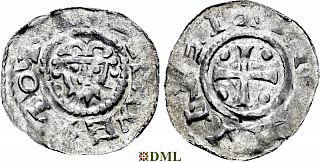 Денарий, Германия, Нижняя Лотарингия, Hermann (1059-1074), м.д. Jever, Dbg. 597