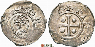 Денарий, Германия, Нижняя Лотарингия, Bernold (1046-1054), м.д. Deventer,  Ilisch 2000, 1.13-1.15