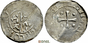 Денарий, Германия, Нижняя Лотарингия, B. Bernold (1040-1054), м.д. Groningen, Ilisch 2000 18.3
