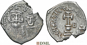 Гексаграмма, Византия, Constant II (641-668), м.д. Constantinople