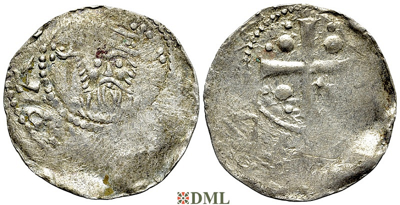 Денарий, Германия, Франкония, Heinrich III (1039-1056), м.д. Speyer, Dbg. 835